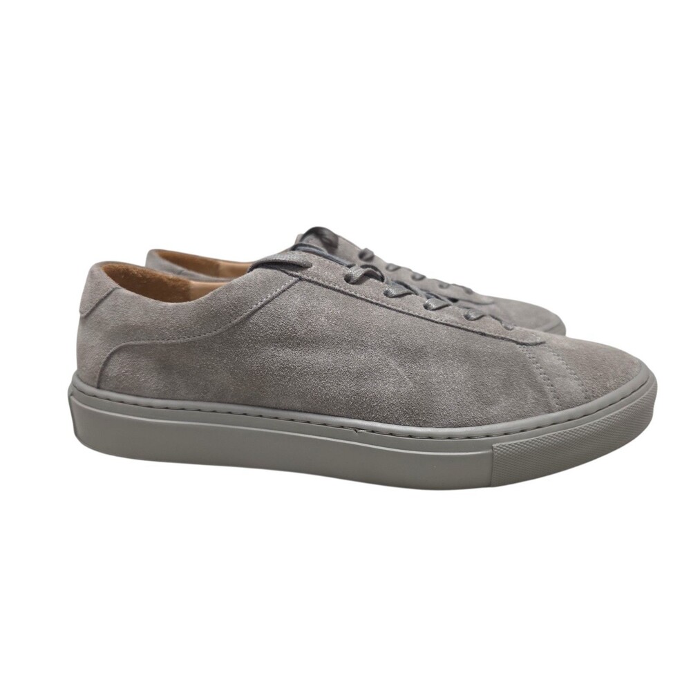 Koio Capri Sneakers Suede Leather Mineral Men's Size 9 Made In Italy New